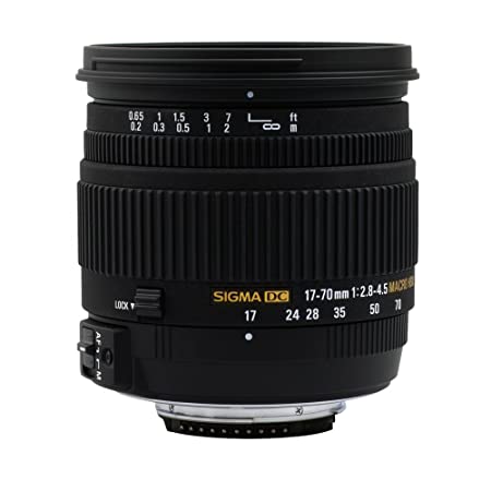 Nikon DSLR के लिए प्रयुक्त सिग्मा 17-70mm F/2.8-4.5 DC HSM मैक्रो ज़ूम लेंस