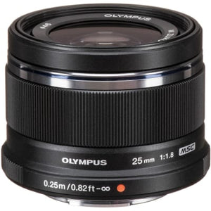 Olympus M.zuiko Digital 25mm F1.8 Lens Black