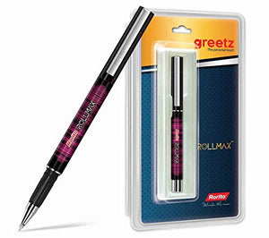 Detec™ Rorito New Greetz Rollmax Non-dry ink tip pack of 4 pcs pen