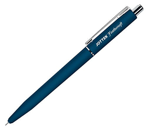 Detec™ Rorito Jottek फेदरसॉफ्ट रिट्रैक्टेबल पेन (नीला) (10 का पैक)