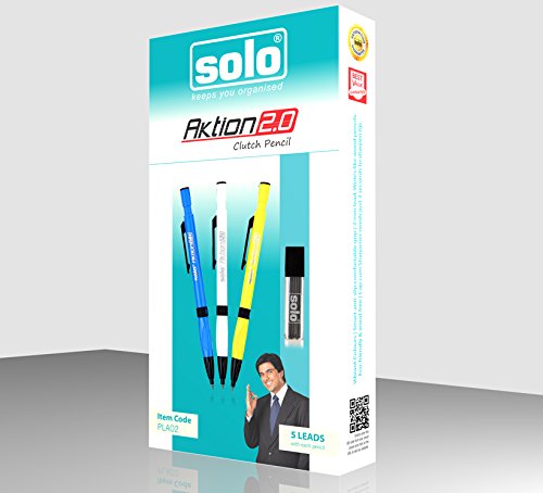 Solo PLA02 Action Pencil With Lead Pack of 50