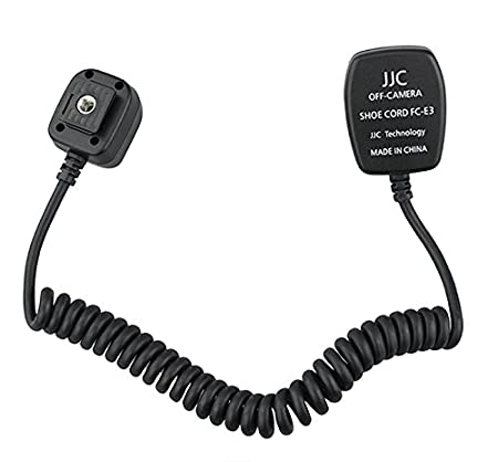 JJC FC-E3 (1.3M) TTL Off-Camera Shoe Cord Compatible with Canon OC-E3