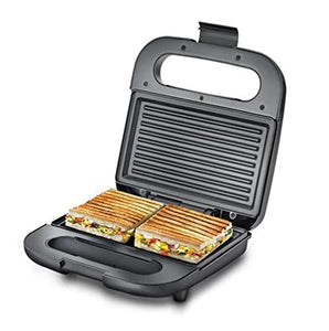 Prestige Sandwich Toaster with Fixed Grill plates - PGDP 01, Black