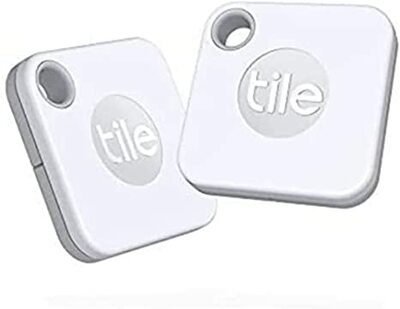 Tile Mate (2020) 2-pack -Bluetooth Tracker, Keys Finder and Item Locator for Keys