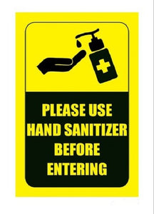 Detec™ Please Use Hand Sanitizer Before Entering Sign Board