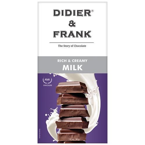 डिडिएर और फ्रैंक रिच मिल्क चॉकलेट 100 ग्राम