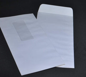Peace Window DL 9x4.5 Inch Envelopes 80 GSM White