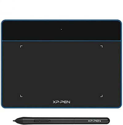 XP PEN Deco Fun XS Graphic Drawing Tablet 4.8X3Inches Digital Blue