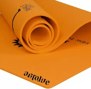 Open Box Unused Aerolite Sun Salutation 28 X 78 Orange 10mm Yoga Mat