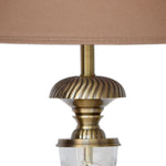 Load image into Gallery viewer, Detec Beige Brass Table Lamp
