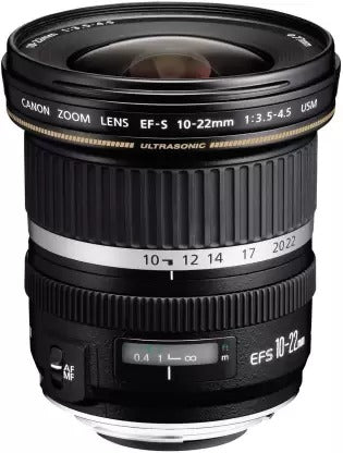Used Canon EF-S 10 - 22 mm f/3.5-4.5 USM Wide-angle Zoom Lens Black