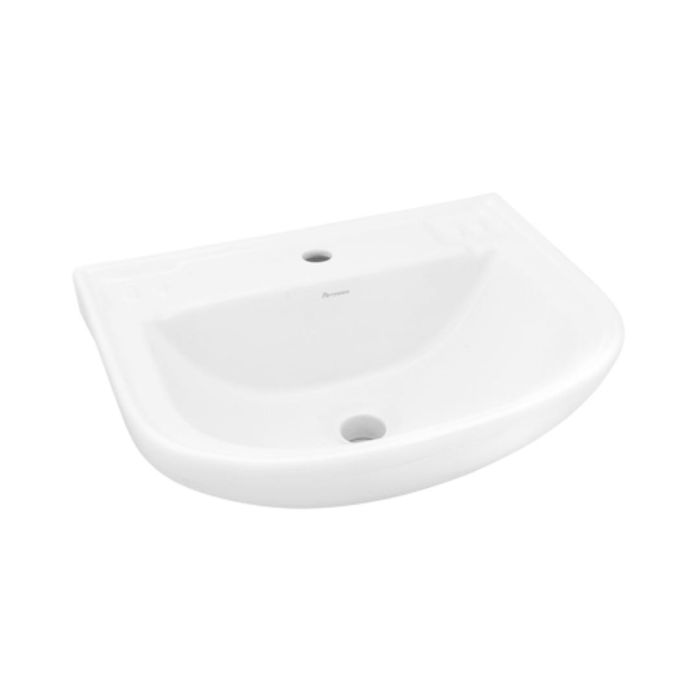 Parryware Wall Mounted Semi Circle Shaped White Basin Area Indus Standard C041B