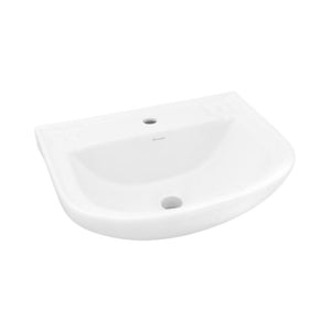 Parryware Wall Mounted Semi Circle Shaped White Basin Area Indus Standard C041B