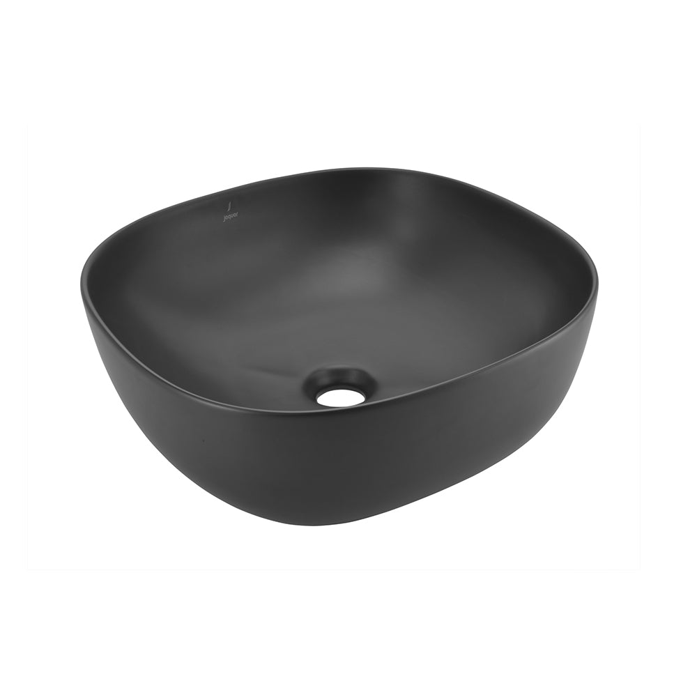 Jaquar Thin Rim Table Top Basin Black Matt JDS-BLM-25911