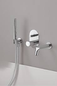 Queo  Concealed Mixer with Wall Spout & Handshower