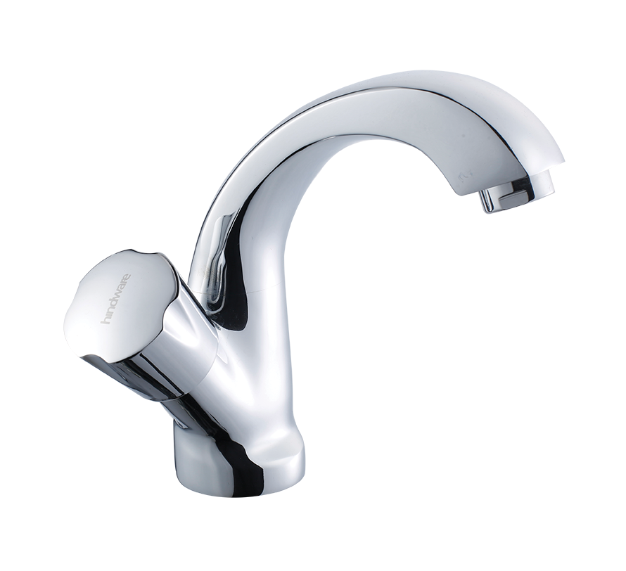 Hindware Contessa Neo Swan Neck Tap With Left Hand Operating Knob (F730012)