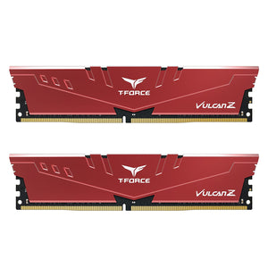 टीमग्रुप टी फ़ोर्स वल्कन Z DDR4 64GB किट 2x32GB 3600MHz रेड