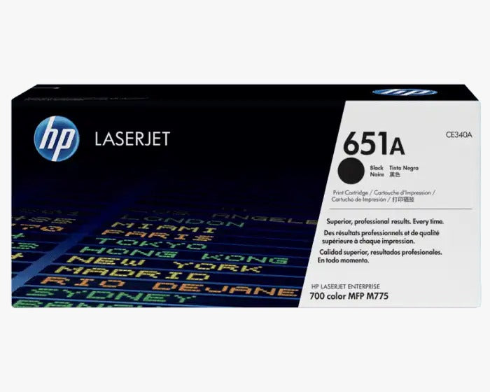 HP 651A Black Original LaserJet Toner Cartridge