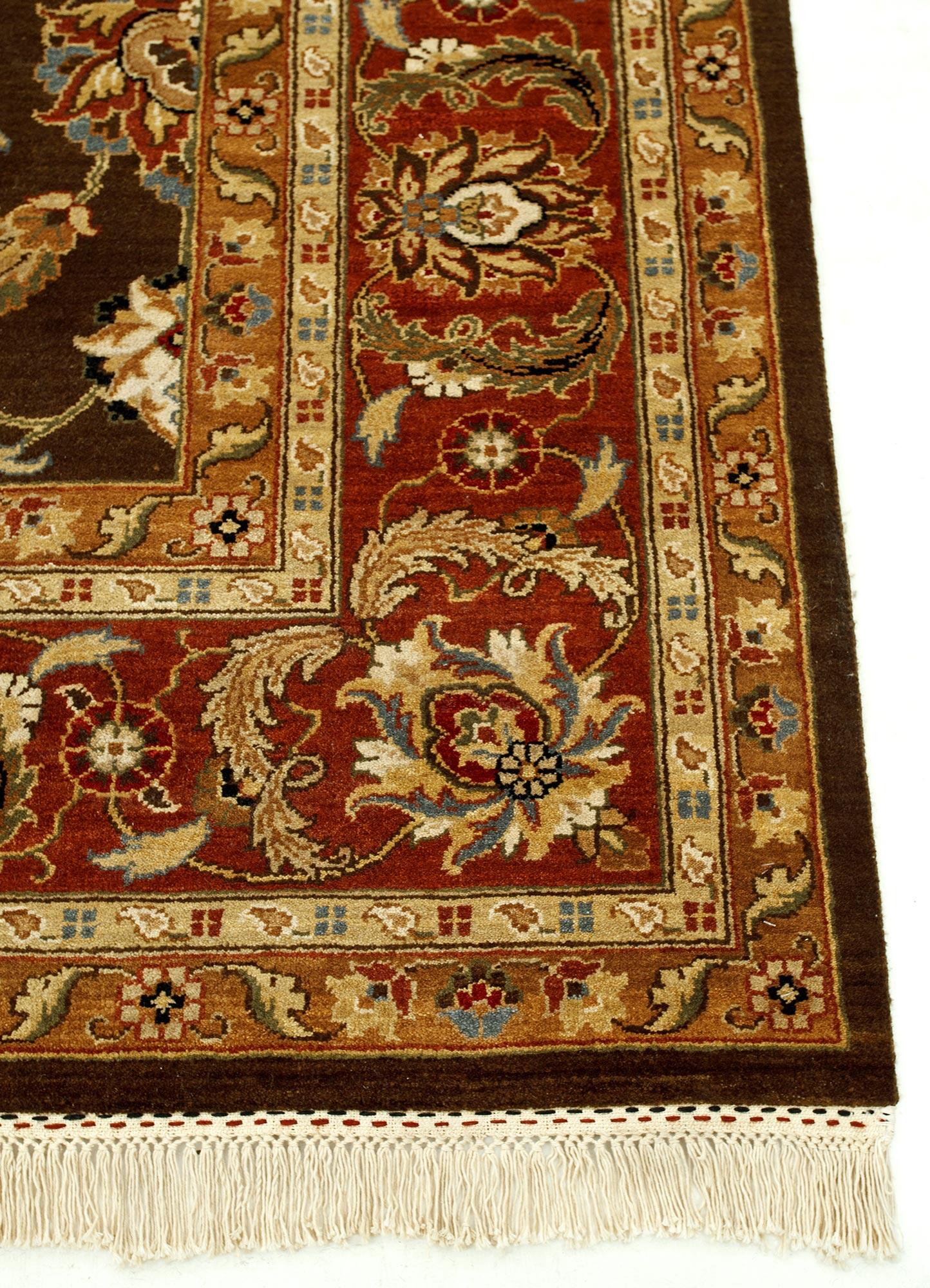 Jaipur Rugs Atlantis Wool Material Mild Soft Texture Rust