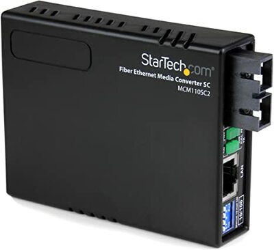 StarTech Com Multimode MM SC Fiber Media Converter for 10 100Mbps