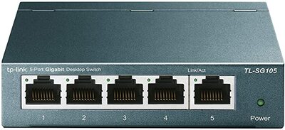 टीपी लिंक टीएल एसजी105 5 पोर्ट गीगाबिट अप्रबंधित ईथरनेट नेटवर्क स्विच