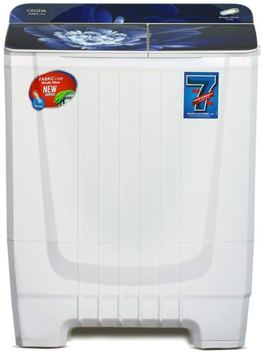 Onida 7.2 kg Semi Automatic Top Load Washing Machine White (S72GSB )
