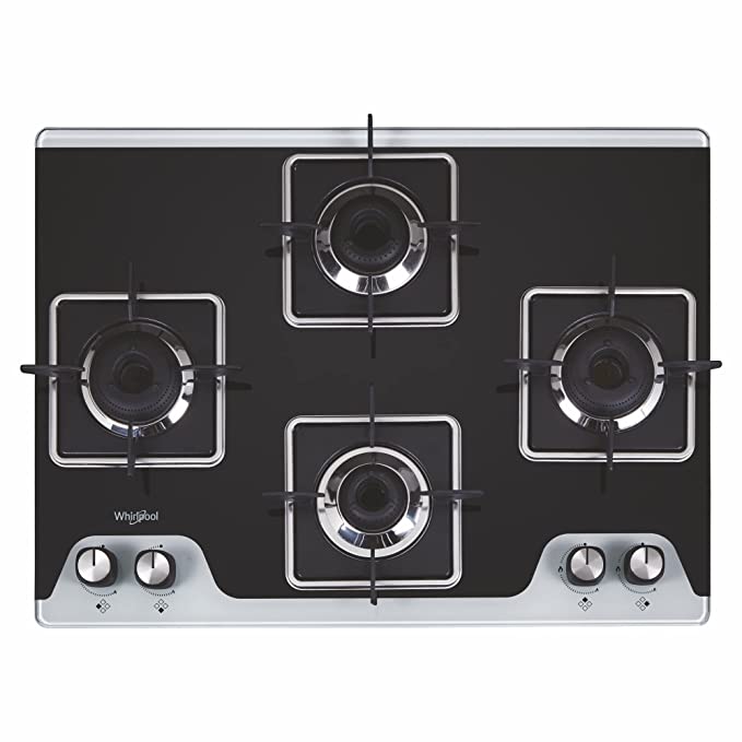 Whirlpool 4 Burner Heavy Duty Forged Brass Gas Stove with Rust Free