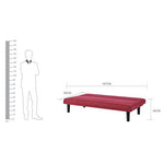 Load image into Gallery viewer, Detec™Ventura Sofa Cum Bed in Maroon Red
