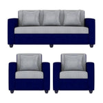 Load image into Gallery viewer, Detec™ Albania Fabric Grey and Blue Sofa Set
