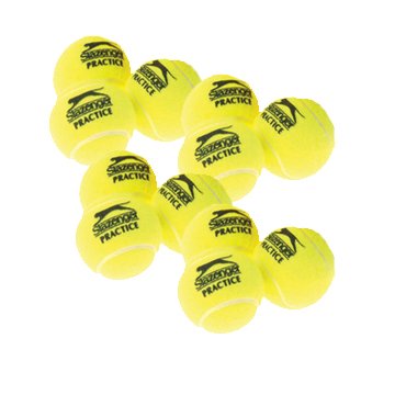 स्लेज़ेंजर प्रैक्टिस कोचिंग टेनिस बॉल सरप्लस (60 पीसी बाल्टी/बैग)