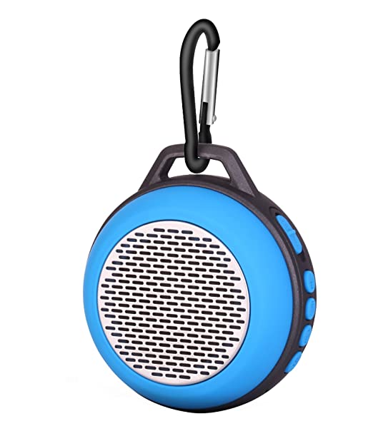 Open Box Unused Astrum ST130 Portable Rounded Wireless Bluetooth Mini Speaker - Blue
