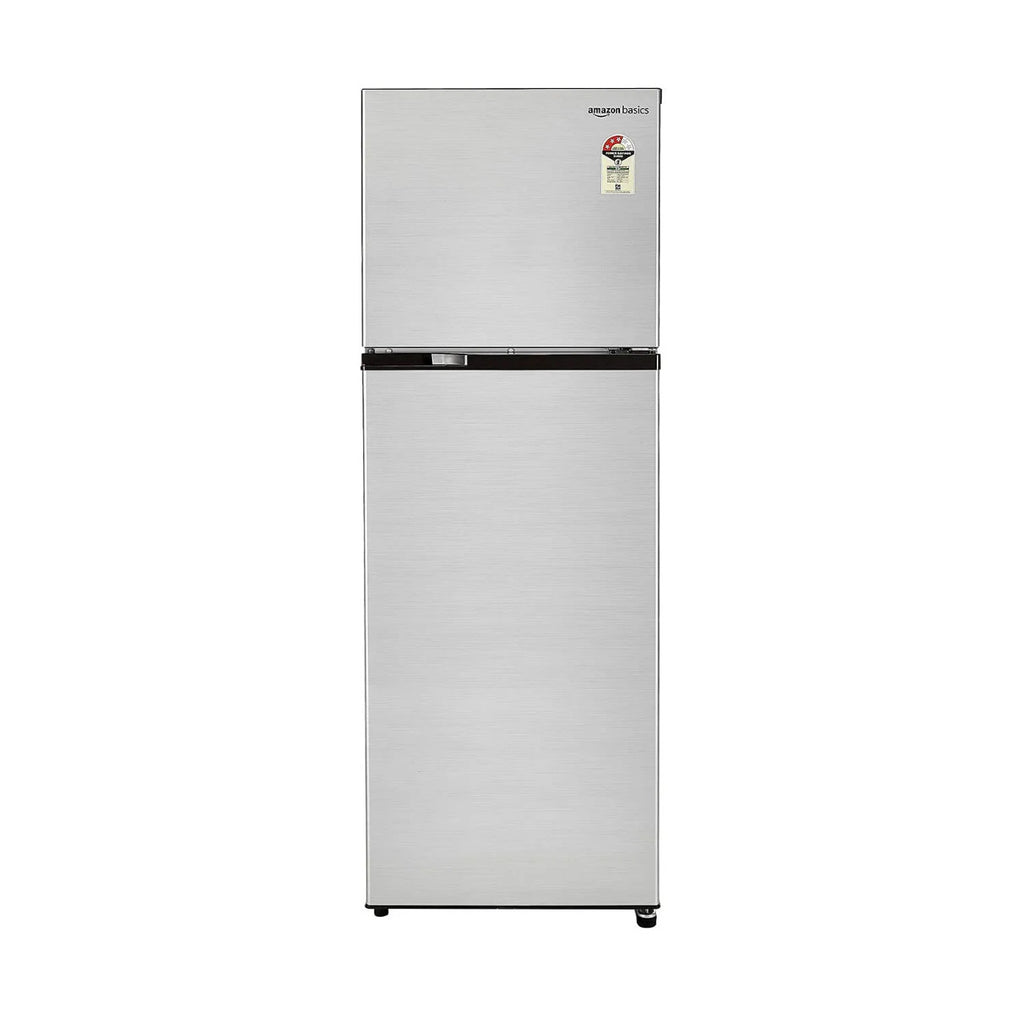 AmazonBasics 335 L 3 star Frost Free Double Door Refrigerator Silver ‎AB2021INRF002