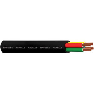 Havells PVC insulated and Round Sheathed (flexible) industrial cableper 100 meter 2 Core