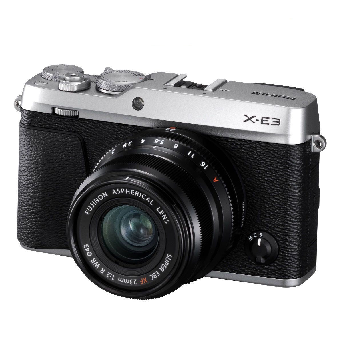 फ़ूजीफ़िल्म X E3 मिररलेस डिजिटल कैमरा 23Mm F2 लेंस सिल्वर के साथ