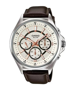 Casio Enticer MTP E303L 7AVDF A962 FB Leather Men's Watch