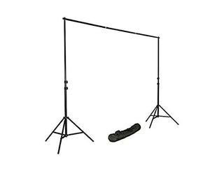 Digiphoto Photo Video Studio Backdrop Stand, 10 x 14ft Heavy Duty Adjustable Photography Muslin, Paper Background Support System Kit