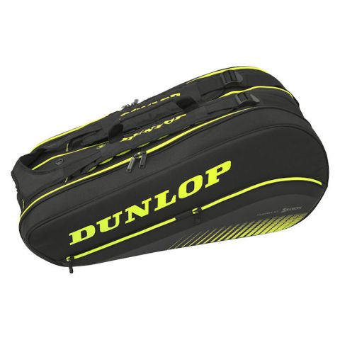 Dunlop SX-Performance 8 Racket Bag (Black/Yellow)
