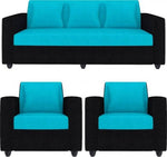 Load image into Gallery viewer, Detec™ Albania Fabric Aqua Blue and Black Sofa Set
