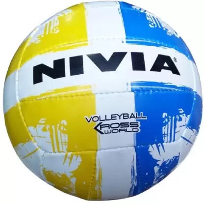 Open Box Unused Nivia Kross World Volleyball Size 4 Multicolor