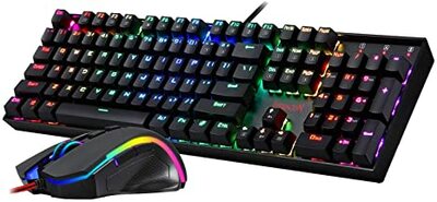 Redragon K551 RGB BA Mechanical Gaming Keyboard And Mouse Combo