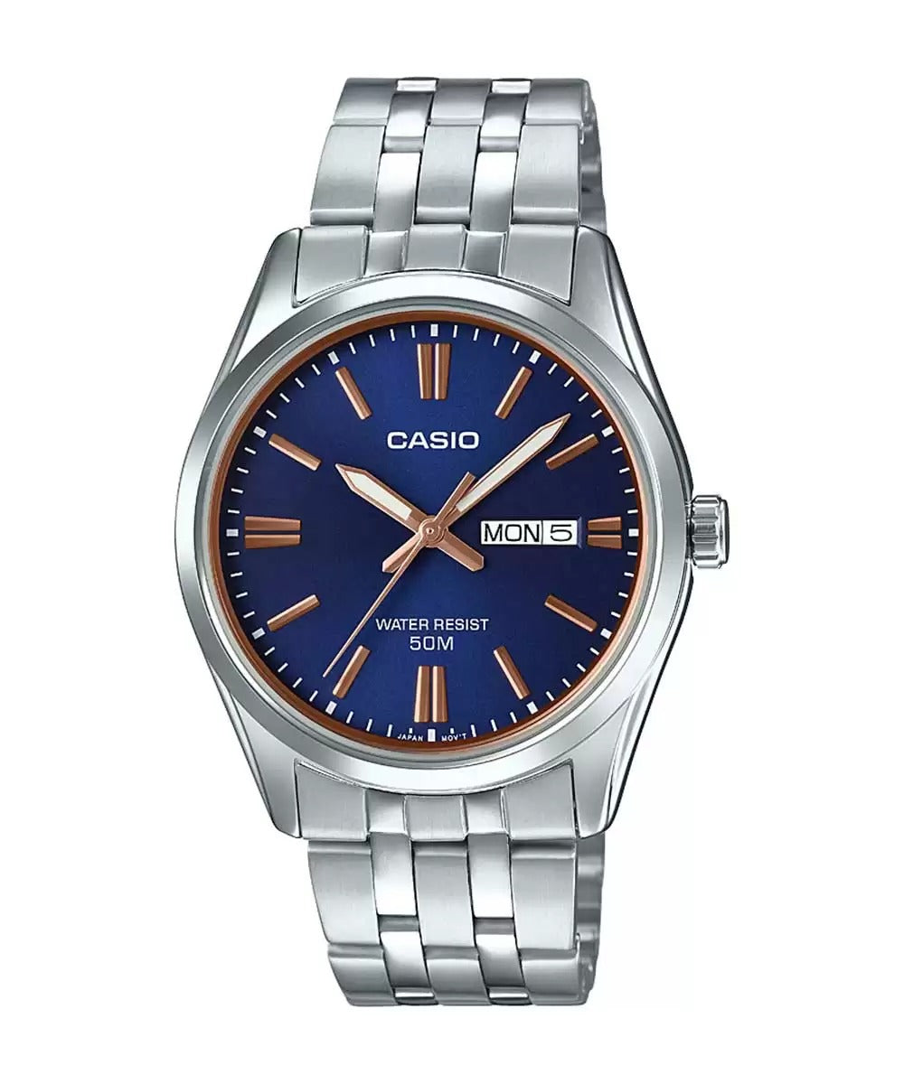Casio Enticer Men MTP 1335D 2A2VDF A1516 FB Analog Blue Men's Watch