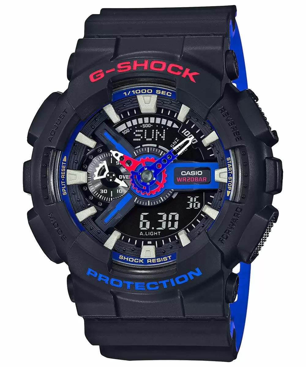 Casio G Shock Analog Digital Black Dial Men's Watch GA 110LT1ADR G846