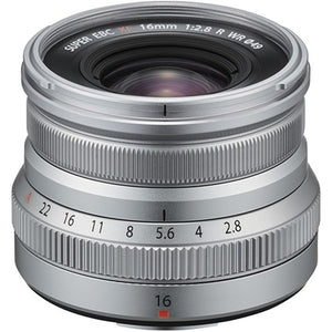 Fujifilm XF 16mm F 2.8 R WR Lens Silver