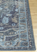 Load image into Gallery viewer, Jaipur Rugs Revolution Wool Material Mild Coarse Texture 8x10 ft  Ink Blue
