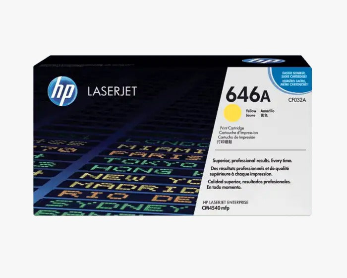 HP 646A Yellow Original LaserJet Toner Cartridge