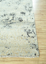 Load image into Gallery viewer, Jaipur Rugs Blithe modern Wool And Silk Material Hand Knotted Weaving 8x10 ft Soft Gold

