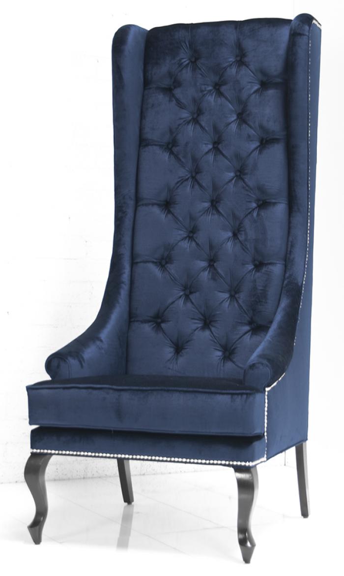 Detec™ High Back Wing Chair - Royal Blue Color