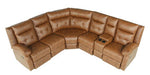 गैलरी व्यूवर में इमेज लोड करें, Detec™ Hans-Ulrich Corner Sofa with 2 Recliners - Bown Color
