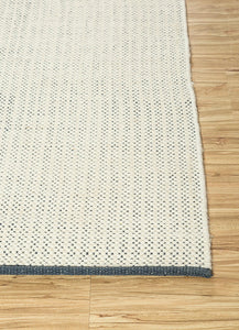 Jaipur Rugs Flatiron By Kate Spade New York Modern Wool Material Flat Weaves Weaving 5'3x7'6 ft Medieval Blue