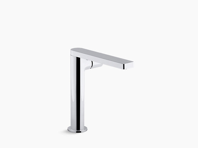 Kohler Composed Single Control Tall Basin Faucet With Drain in Polished Chrome 73159IN-7-CP
